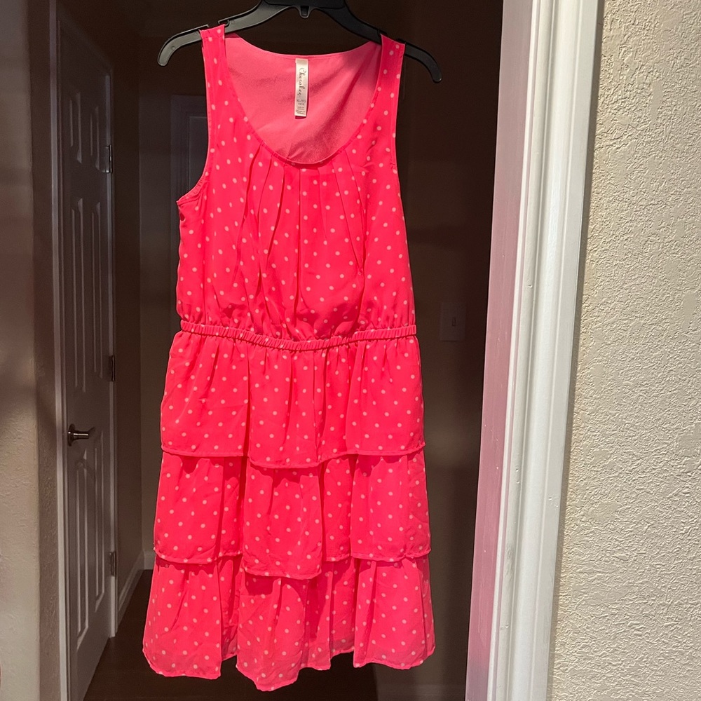 Cherokee cute pink and dots dress